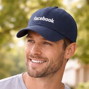 FACEBOOK Port Authority Blue Hat cap -Unixex